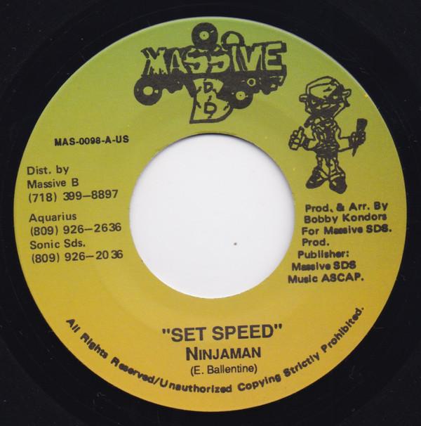 

7inch Record NINJAMAN - Set Speed MAS0098AUS Massive B 1997 US Reggae, Ska & Dub Used