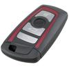 4 Buttons Replacement Smart Key Shell Cover Remote Keyless Case with Uncut Blank Blade Fit for BW F CAS4 5 Series 7 Series