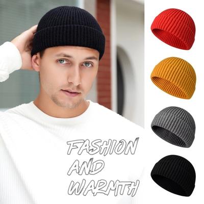 Pletená čepice pro muže a ženy Čepice Vlna Módní Jednoduché Teplé Kulichy Zimní Čepice Trendy Styl