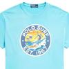 Polo Ralph Lauren SS23 Logo Print Crew Neck Short Sleeve T-Shirt Men Tops Blue MNPOTSH1N821722-400
