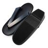 Kyoetsu Zori Sandals with Gradient Straps and Urethane Soles Women's (Size 16, Black)