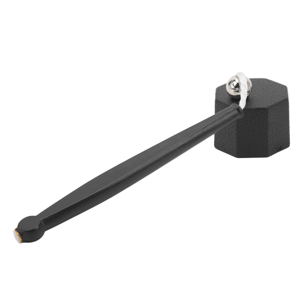 Pool Cue Chalk Holder Cover Octagonal Design Lightweight Black Plastic Pool Chalk Holder for