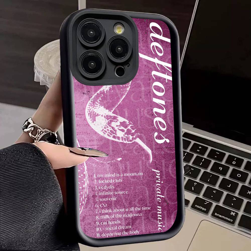 Alternative Metal Band Deftones Phone Case For IPhone 17 16 15 14 13 12 11 Air Plus Pro Max Soft Back Cover
