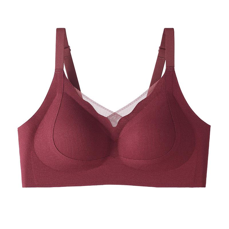 Small Breasts Gather Underwear Women's Anti-gravity Grinding Fixed Cup Anti-sagging Breast No Steel Ring Lift Up Bra
