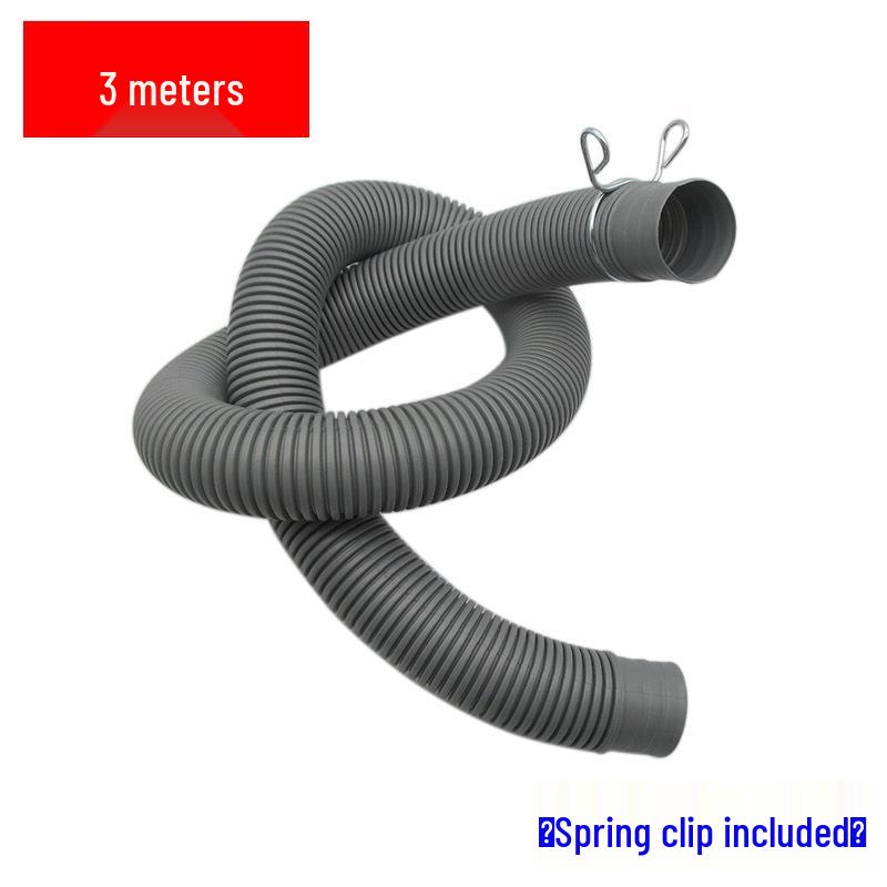 Universal Automatic Washing Machine Drain Hose Extension - Flexible, Anti-Odor Discharge Tube
