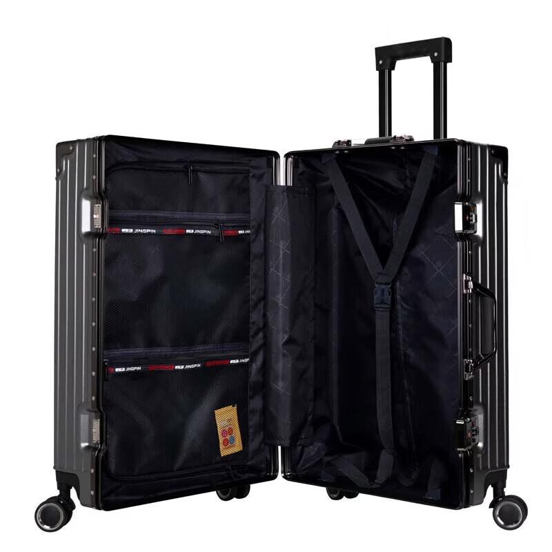 Veteran Souvenir Aluminum Frame Retro Spinner Luggage