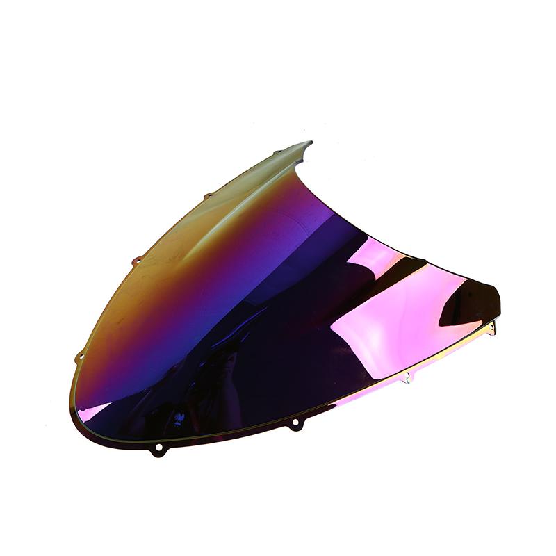 Motorcycle Double Bubble Windshield Windscreen Deflector Fit For Ducati 848/1098/1198 Racing ABS Iridium Screen