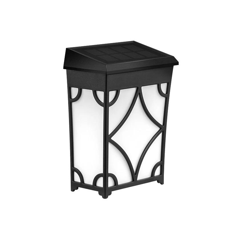 

Уличные светильники на солнечной батарее, настенный светильник для подсветки стен, RGB и теплый свет, водонепроницаемый, для патио, сада, балкона, ландшафтного декоративного освещения