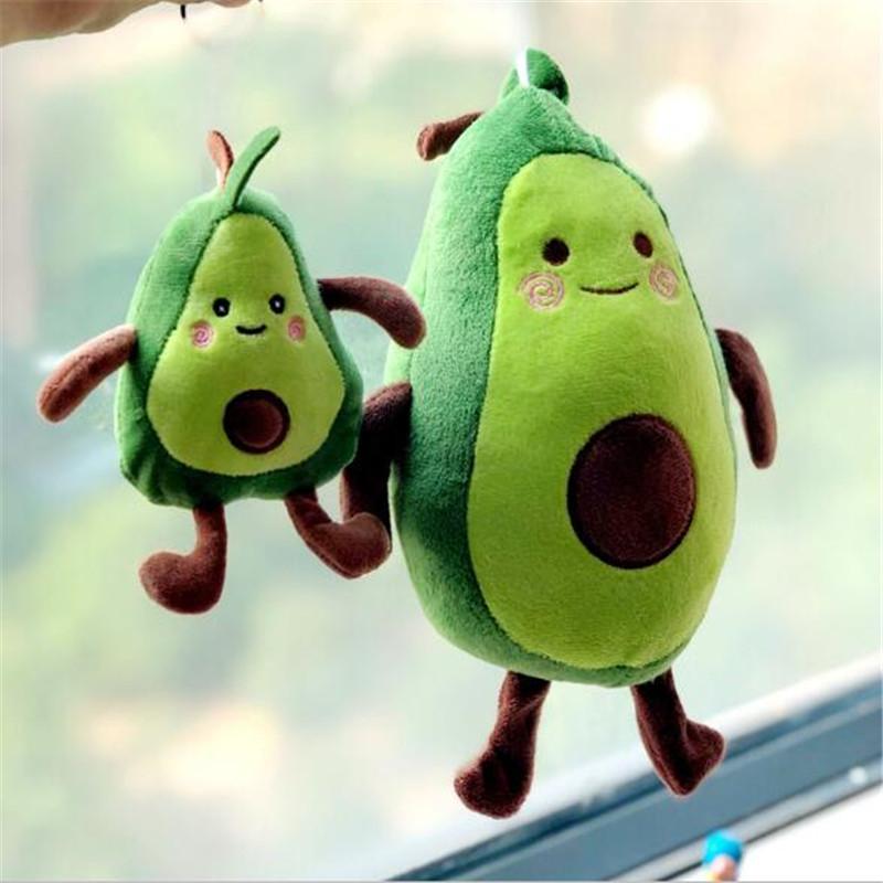 13cm Green Avocado Plush Toys Stuffed Plants Soft Pillow Stuffing Doll for Girl&Boys Kids Gift Valentine's Day Present