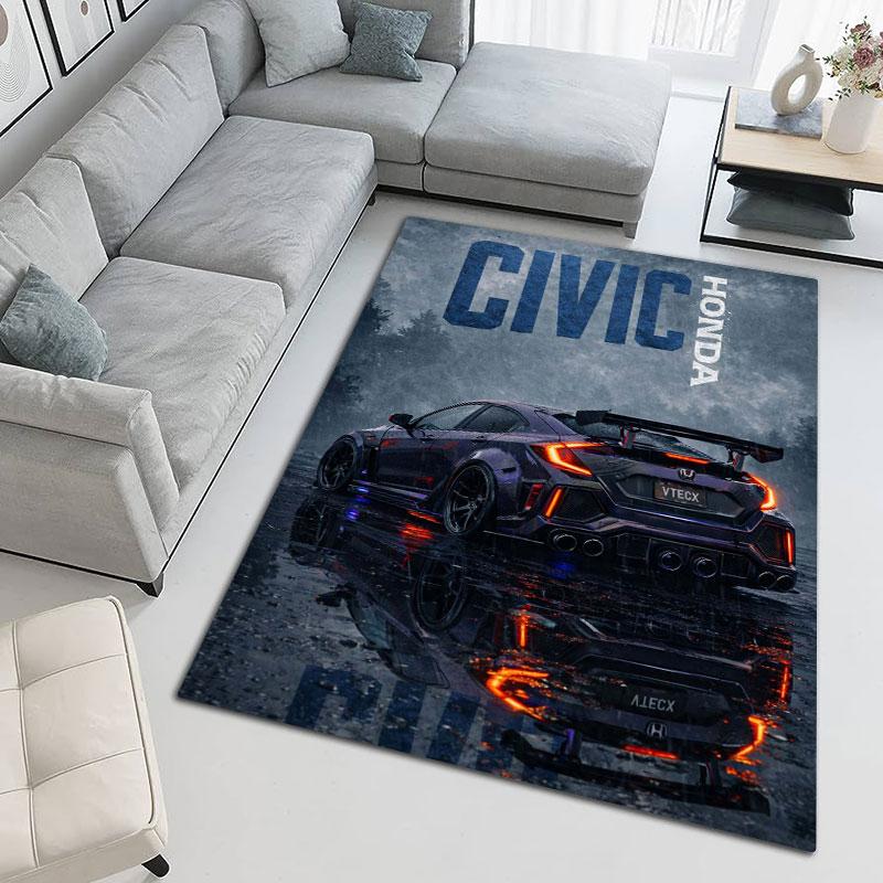 Honda Motorcycle Art Carpet Doormat Floor Mats Art Christmas Gifts Dormitory Decoration
