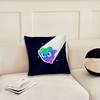 Cute Cartoon DDuolingo Bird cushion cover Living Room Headboard Office Cushion Bedroom Cushion Sofa Nap Time Pillow Case