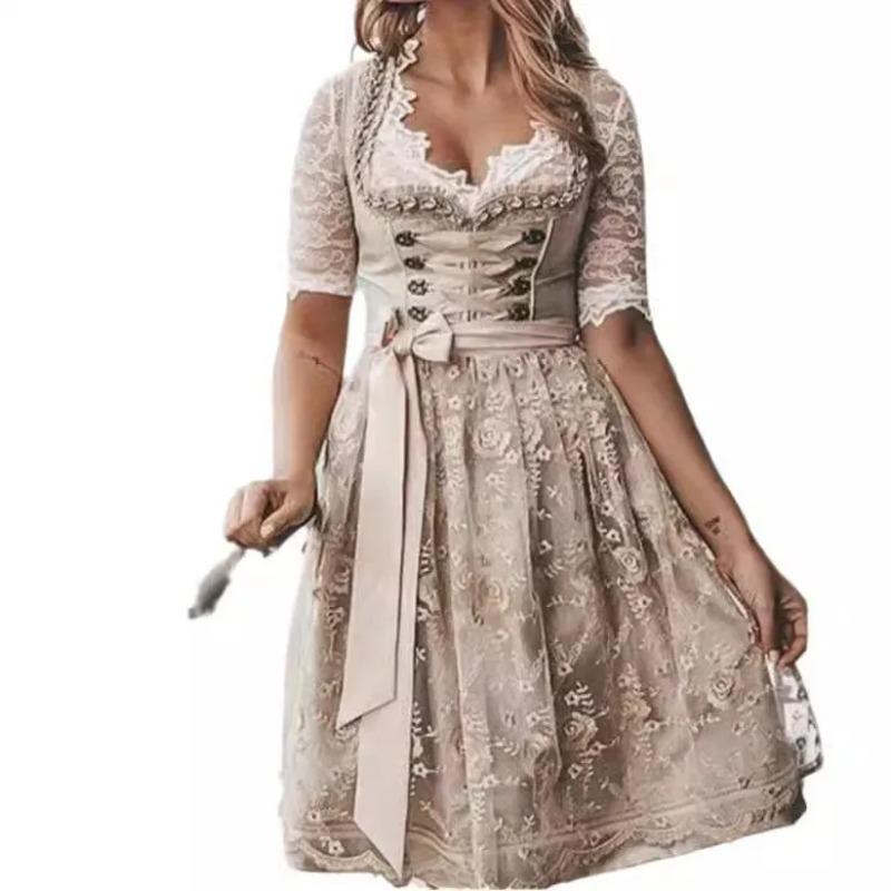 Vācu tradicionālais Oktoberfest kostīms Minhenes alus