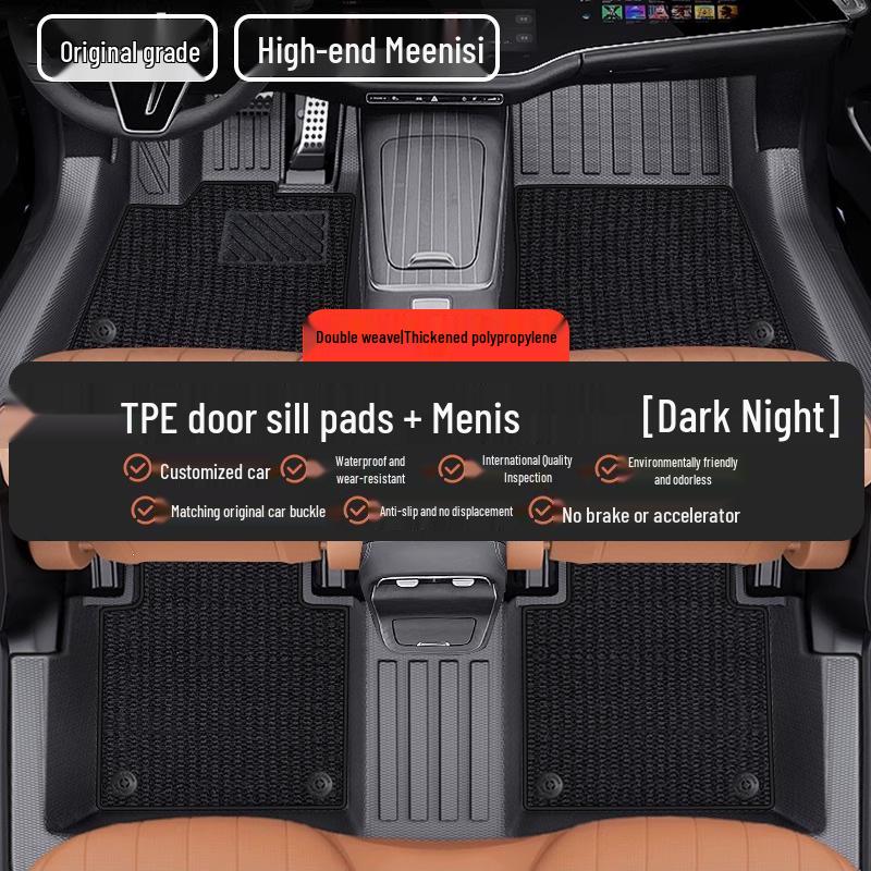 Full Coverage TPE Car Floor Mats for Honda Accord, CRV, Civic, XRV, Geely, Binzhi