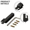 Alloy Steel Turning Tool Holder MGMN300 Insert 1 Set
