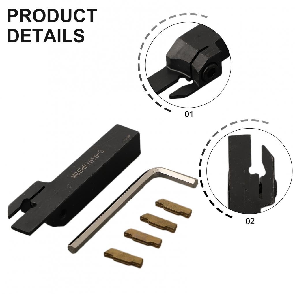 Alloy Steel Turning Tool Holder MGMN300 Insert 1 Set