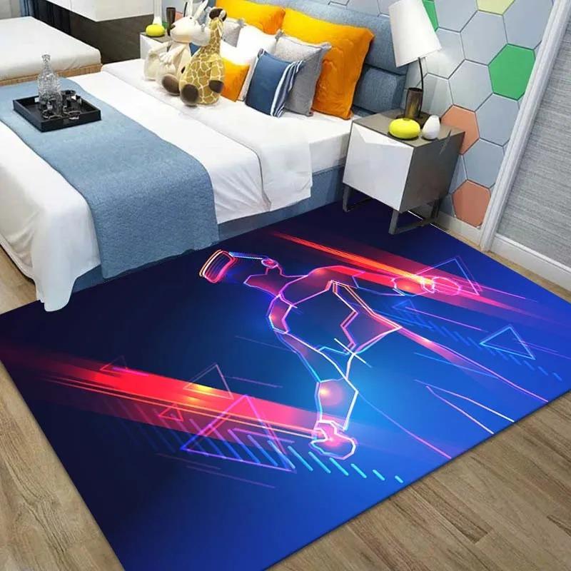Abstract Sci-fi Characters Printed Floor Mats Front Door Decoration Home Living Room Floor Mats