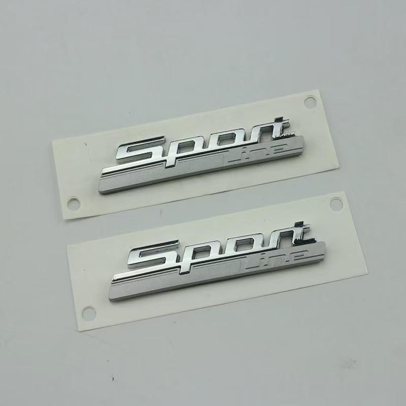 3D Luxury Line Sport Line Fender Emblem for BMW 730 740 750 750Li Side Logo Car Styling Refitting Upgrade Sticker Chrome& Matte
