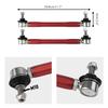 BEVINSEE Verstellbarer Vorderer Stabilisator-Koppelstangen-Satz für BMW E90 E87 E92 E93 E91 E82, Z4 E89, X1 E84, Ersetzt 31356765933, 31356765934