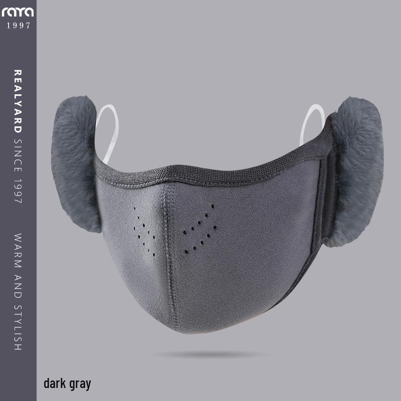 Thickened Warm Fleece Full Face Mask: Cold-Resistant, Anti-Fog, Windproof for Outdoor Cycling