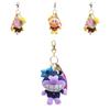Charming Anpanman Bacteria Plush Toy Keychain With Colorful Star Accessories