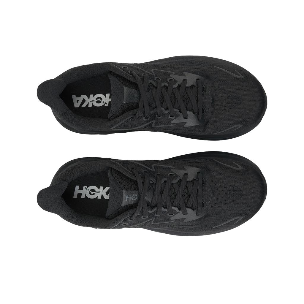 HOKA Clifton 10 Wide Triple Black Men Sneakers 1162032-BBLC