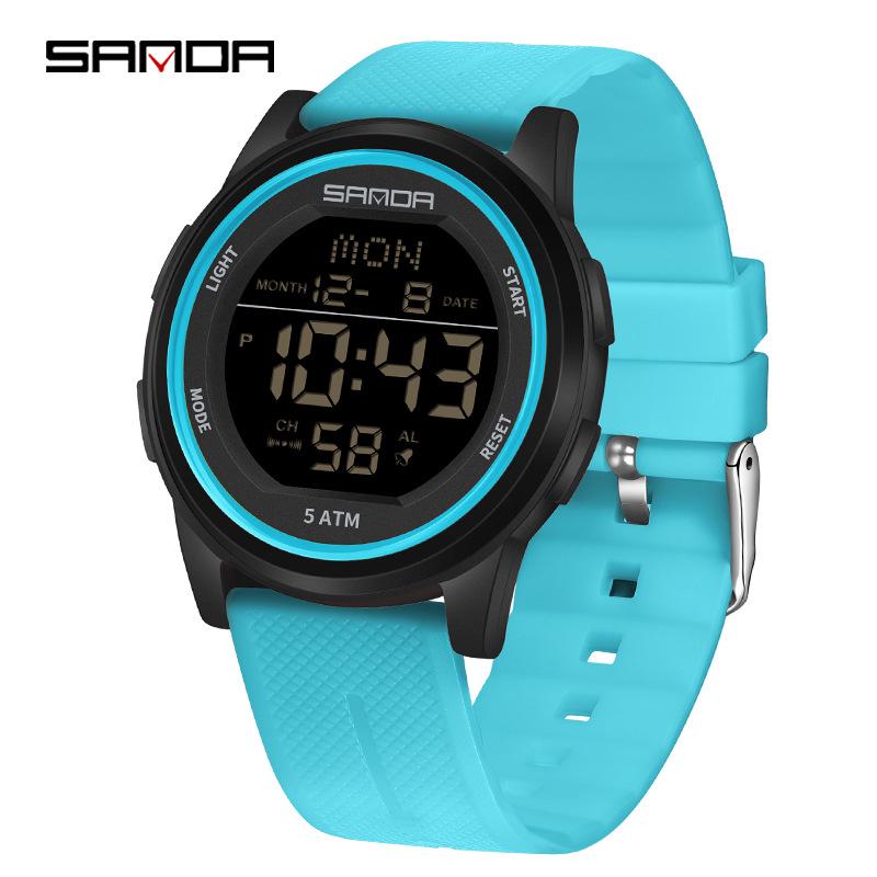 Sanda New Youth Luminous Waterproof Student Watch - Unisex Design for Middle Schoolers