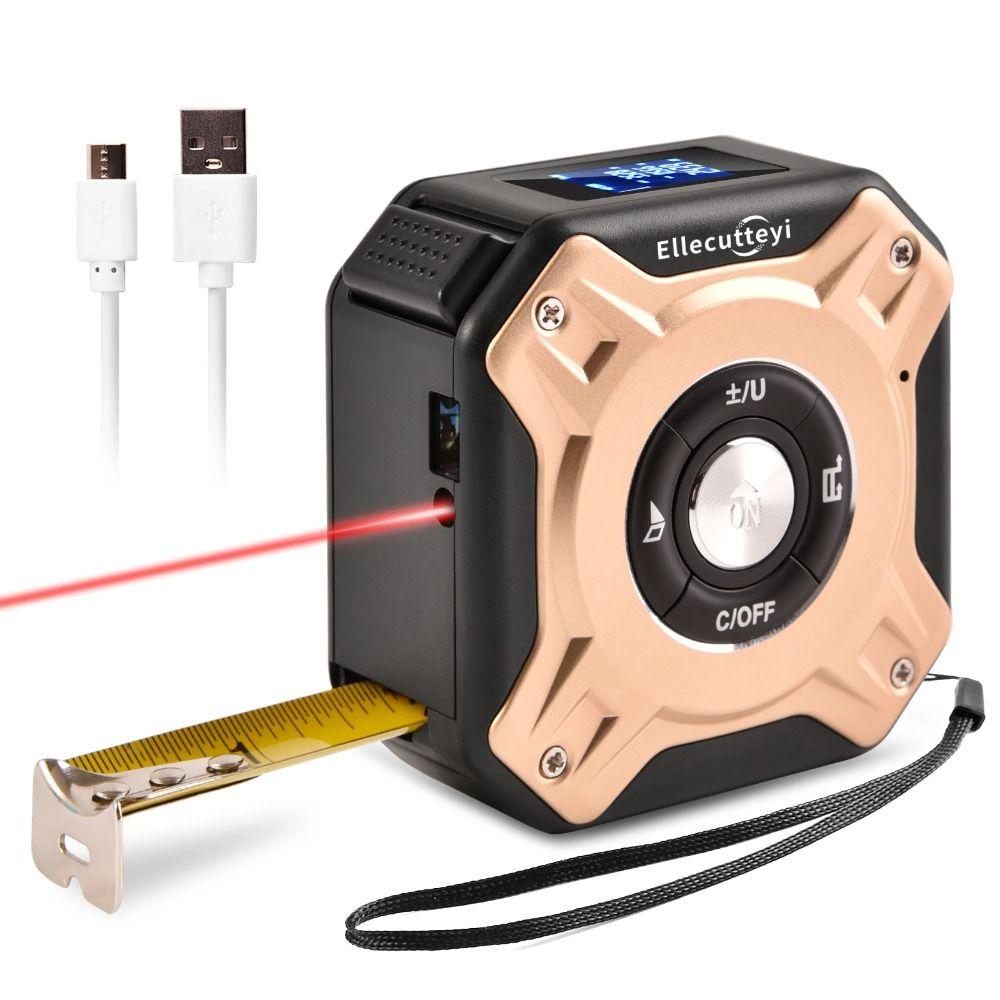 Stainless Steel Digital Laser Tape Measure Digital Electronic Laser Rangefinder  Construction