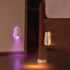 Practical USB Rechargeable LED Motion Sensor Light 8 Color Changing Adjustable Brightness Indoor Motion Sensor Lights for Stair