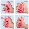 With Carrying Ring Grip Strength Trainer Honeycomb Hand Grip Strengthener  Increase Muscle Power