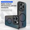 KEYSION Magnetic Phone Case for for Infinix Smart 8 Soft Silicone+PC Matte Translucent Shockproof Back Cover for Infinix Hot 40i