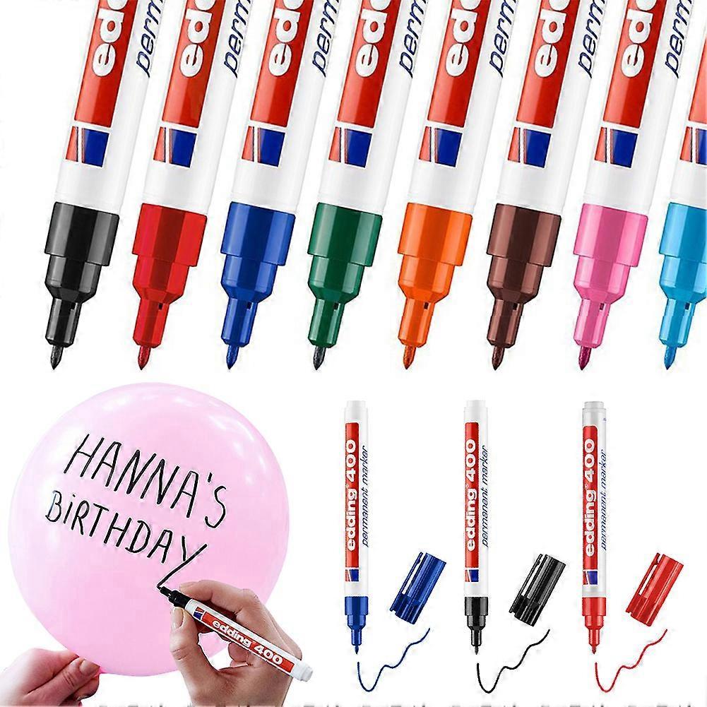 Permanent Marker 1.00mm Fine Bullet Tip Quick-Drying & Smudge-Proof for All Surfaces Plastic Wood Metal Glass
