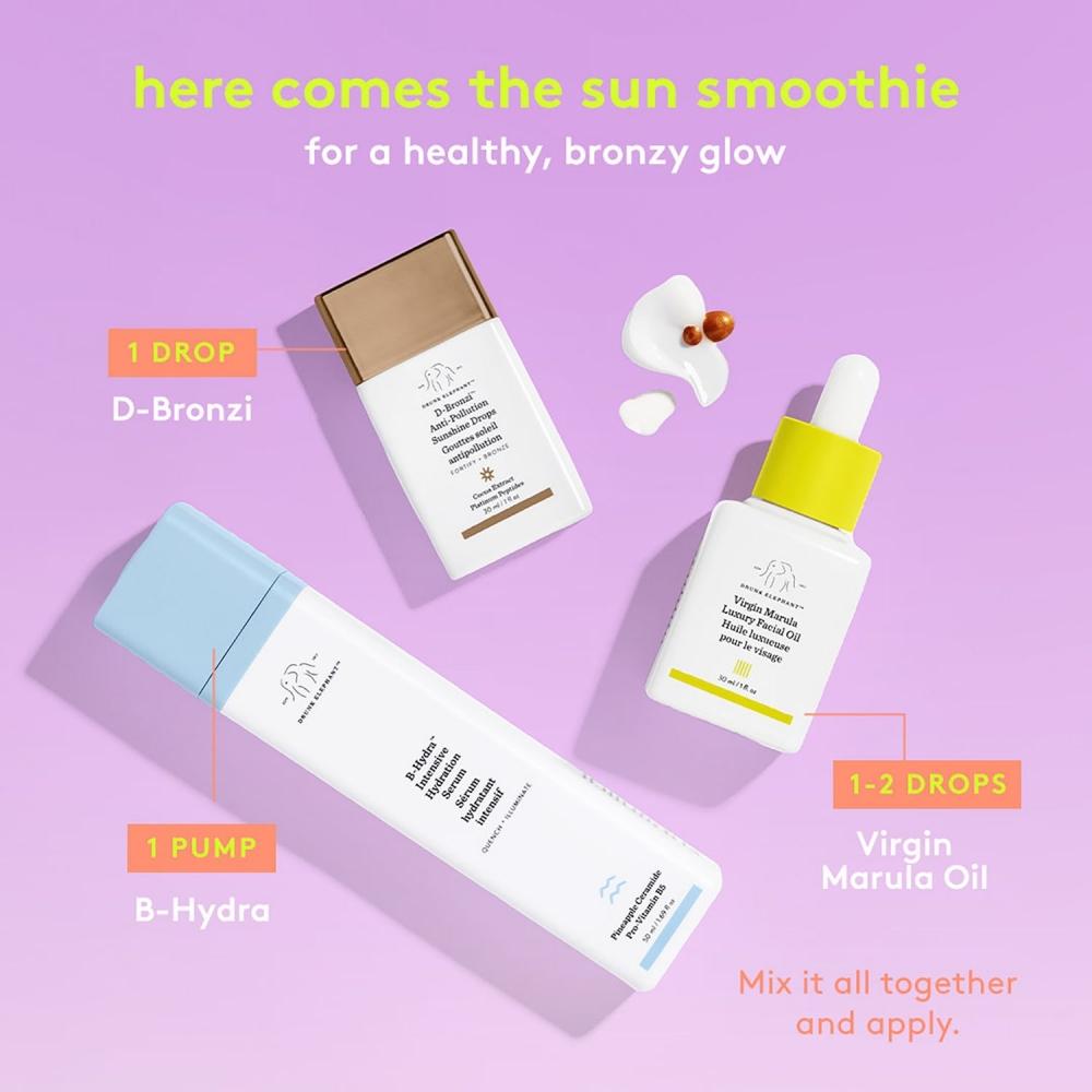 Drunk Elephant Virgin Marula Luxury Face Oil 0.5 Oz 15 Ml