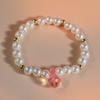 Handmade Resin Pearl Bead Bracelet Women Multi-Color Candy Style Accessory Fashion Jewelry Gift