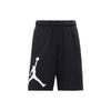 Men's Air Flying Man Logo Training Knit Breathable Sports Shorts Black DV5028-010