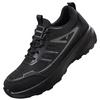 Mesh Breathable Casual Sneakers Lace-up Black Soft-soled Shoes New Shoes for Autumn
