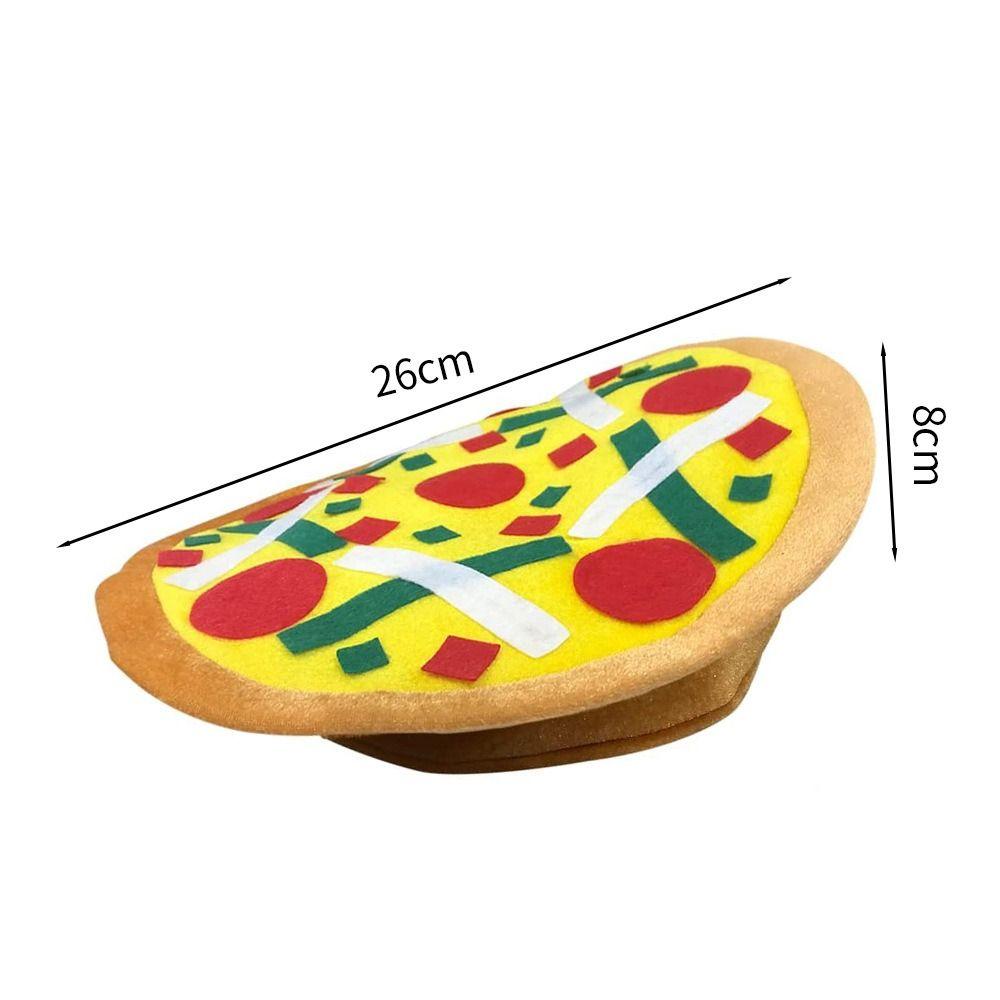 Párty klobouk Dárky Vtipné Novinkové klobouky Klobouky rychlého občerstvení Kostým Klobouk na pizzu Doplňky Vtipný klobouk na pizzu