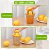 Exprimidor manual con vaso medidor Exprimidor de frutas Exprimidor simple de naranjas y limones