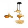 Handwoven Pendant Home Decor Bedroom Living Room Bamboo 1/3 Light Pendant Light Room Hotel Light Hanging Light Hotel Decor Light