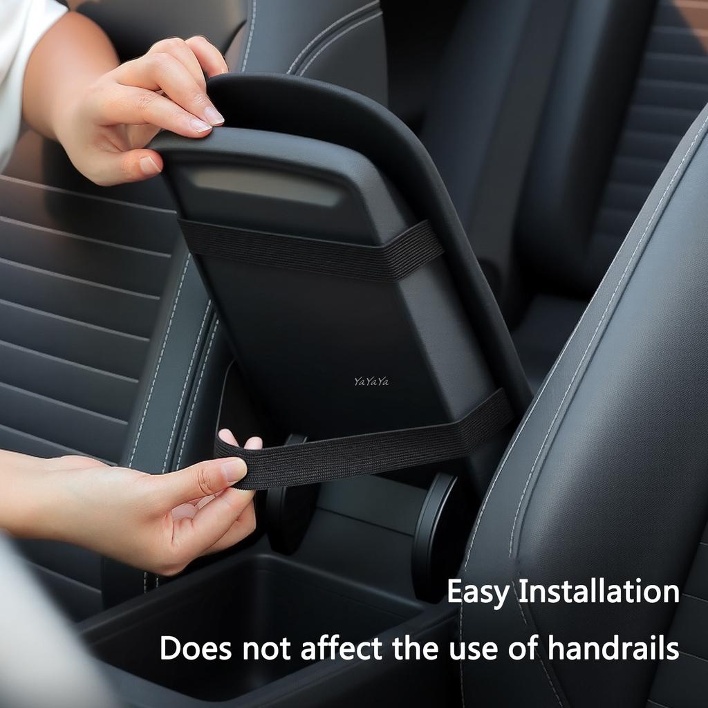 CRX1 Car Plush Armrest Pad Center Console Height Booster Pad For Mercedes Benz W210 W222 W164 W203 W205 W251 GLS CLK GLA GLE sticker