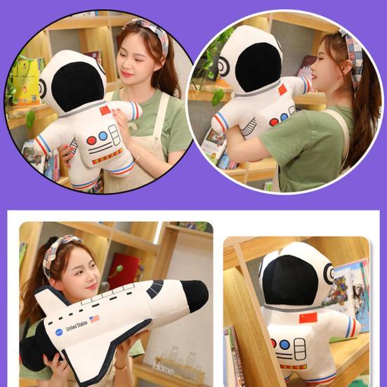 Plush Doll Cute Shape Collectible Built-in PP Cotton Space Astronaut Stuffed Doll Toy Birthday Gift