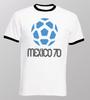 MEXICO '70 World Cup Football Soccer White Printed T-shirt OZ9247