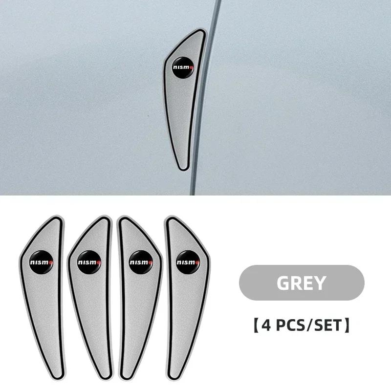 

4pcs Car Door Bumper Strip Protection Strip For Nissan Nismo Note Armada Pulsar Pathfinder X-Trail Qashqai Car Accessories