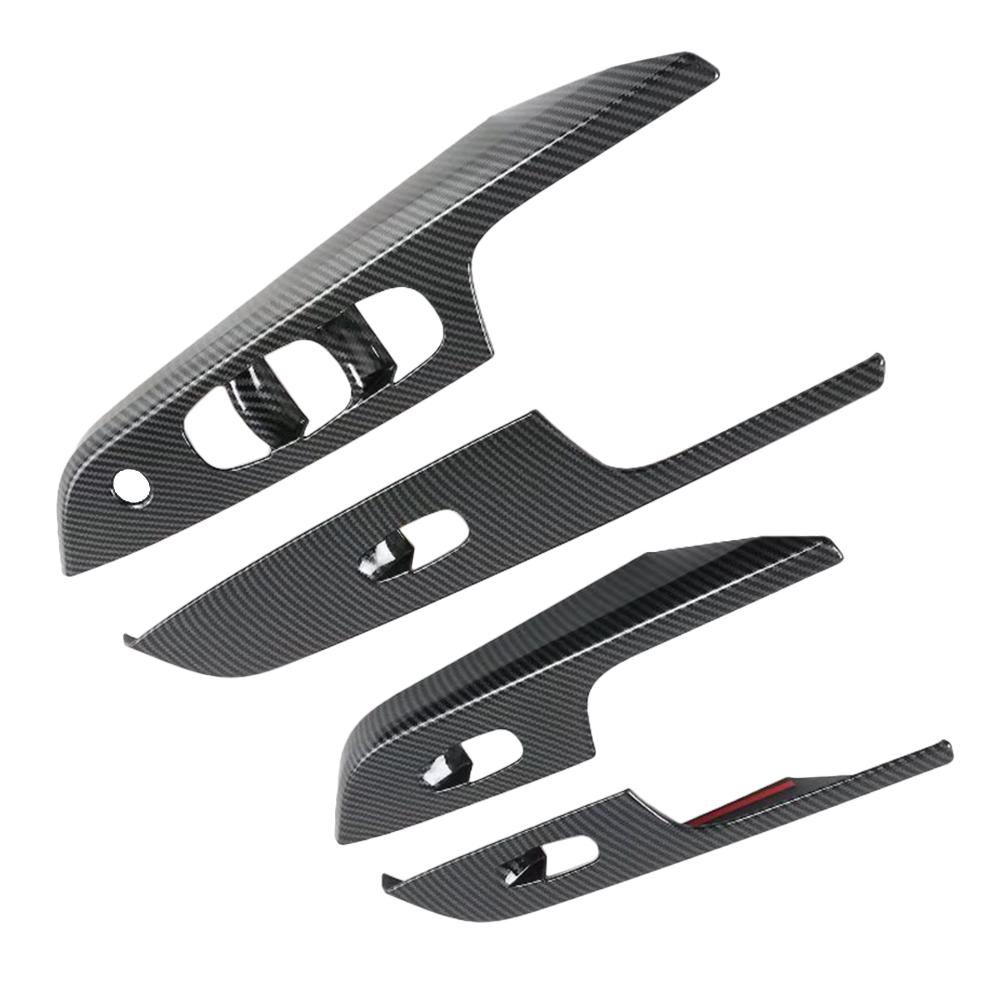 4 szt. Do Nissan Navara NP300 ST 2016-2024 Akcesoria Wewnętrzne Panel Zmiany Biegów Wewnętrzna Klamka Drzwiowa Pokrywa Wykończeniowa Ramka