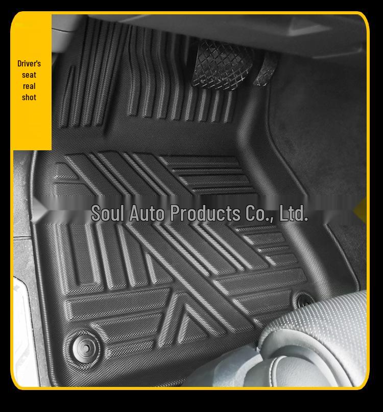 2023 Tesla Model Floor Mats: Eco-friendly, Odorless TPE, Waterproof Trunk Mat