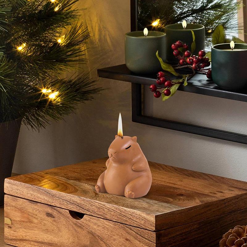 Cute Capybara Silicone Mold Cartoon Animal Milk Jelly Pudding Silicone Mould Home Kitchen Baking Accessories Party Restaurant