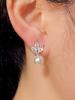 European and American women's fashionable and simple pearl earrings with personality, sweet and creative temperament, versatile earrings