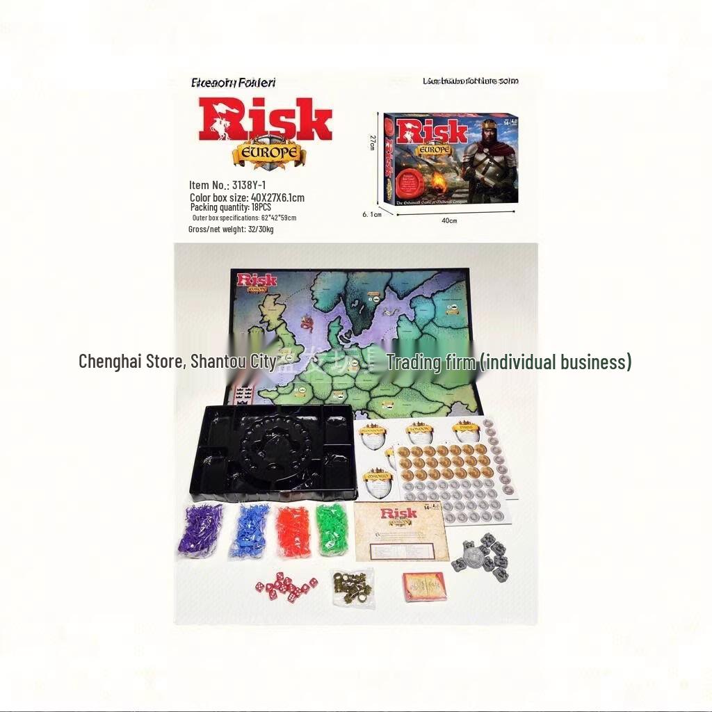 RİSK: Klasik İngiliz Macera Masa Oyunu