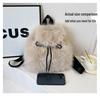 Cute Cartoon Plush Handbag: New 2020 Furry Shoulder Crossbody Bag for Autumn and Winter.