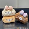 Rilakkuma Plush Tissue Box Soft Fluffy Hanging Bear Tissue Holder Cute Portable Holder Creative Home/Car Paper Storage Container