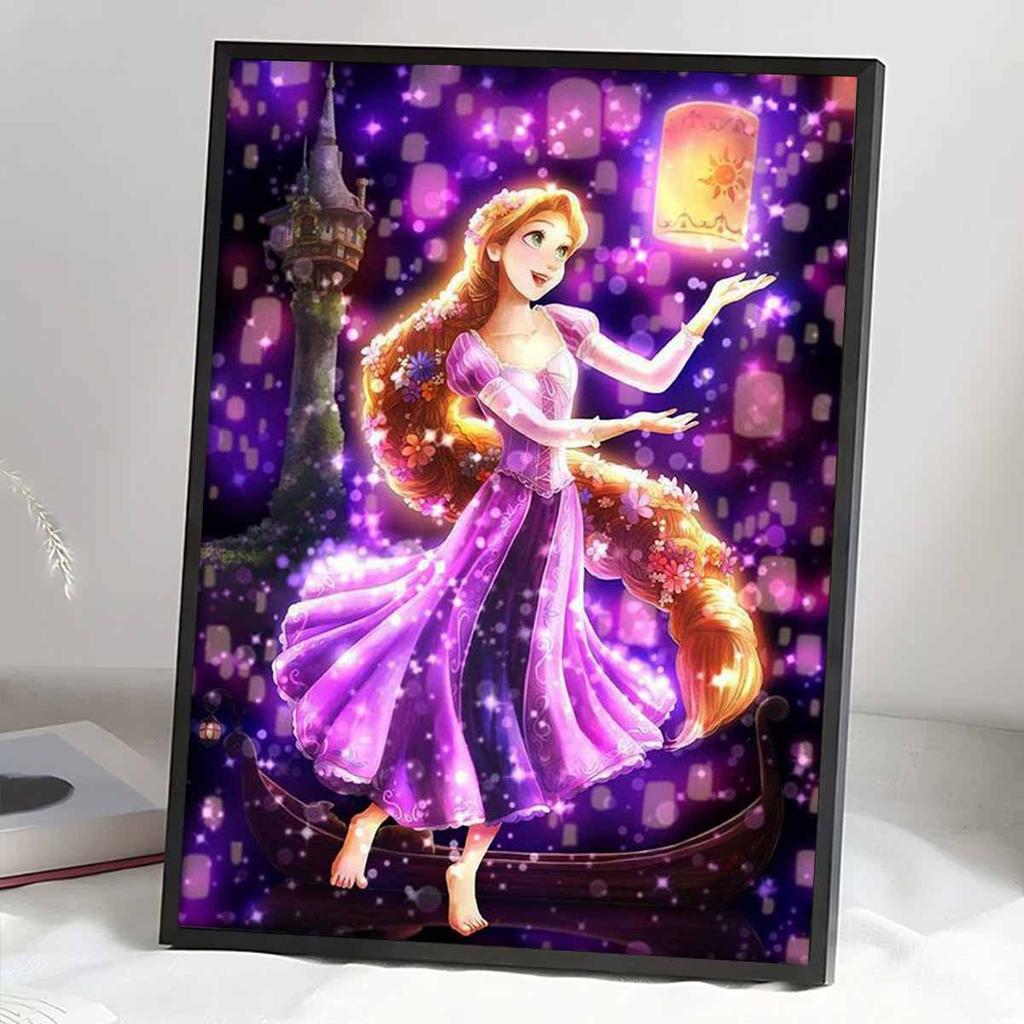 Full Round Diamond Painting Beautiful Princess Art Rhinestone Picture Mosaic DIY 5D Cross Stitch Embroidery Home Decoration